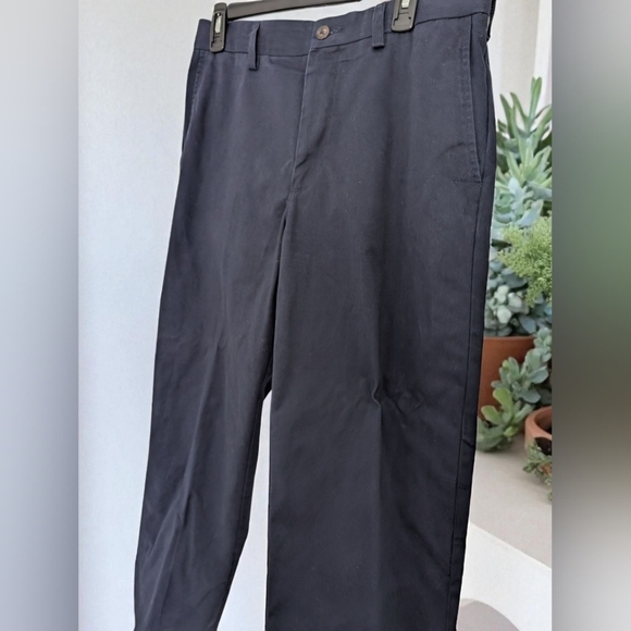Croft & Barrow Men's Navy Chinos Size 33x32 (EUC) - Picture 5 of 10